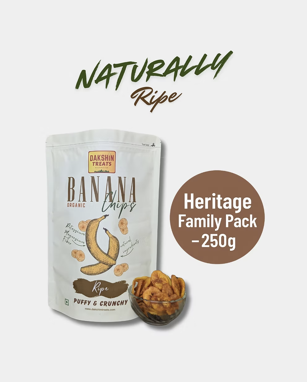 Ripe Nagercoil Banana Chips – 250g Heritage Pack